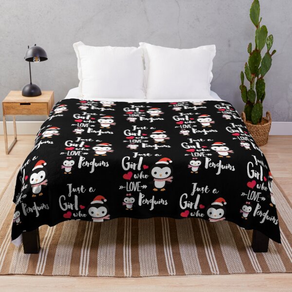Item preview, Just A Girl Who Loves Penguins designed and sold by Preety Padhiyar.