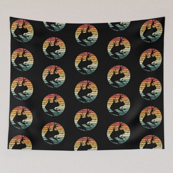 Item preview, Frog Retro Sunset designed and sold by ComfyRebel.