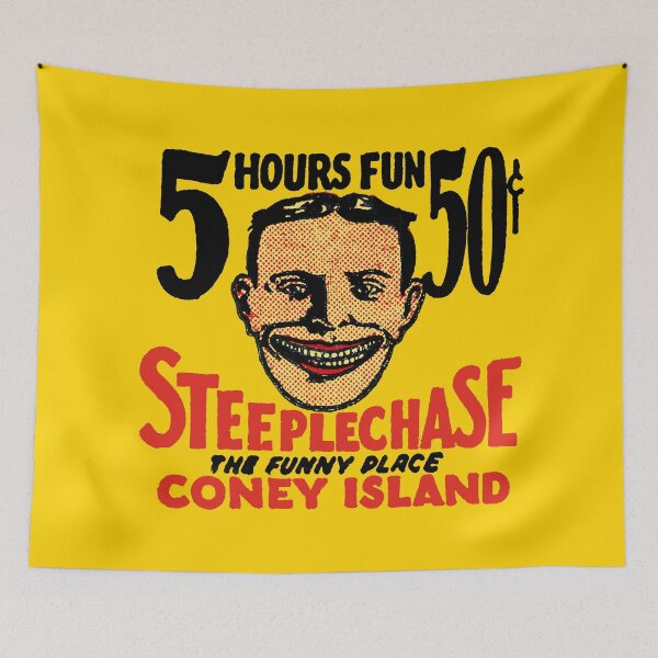 Item preview, CONEY ISLAND STEEPLECHASE - ADVERT designed and sold by ThrowbackAds.