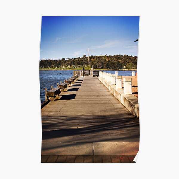 Jetty at Lake Tuggeranong, Canberra, Australian Capital Territory (5) Poster