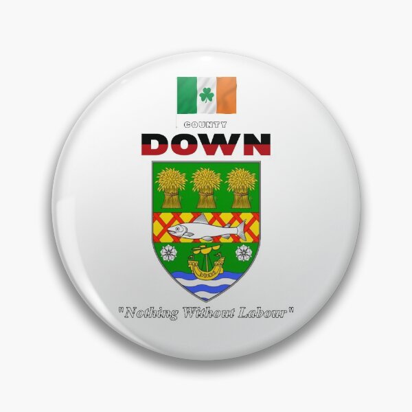 Item preview, COUNTY DOWN IRELAND - OFFICIAL CREST designed and sold by CathalDevlin.