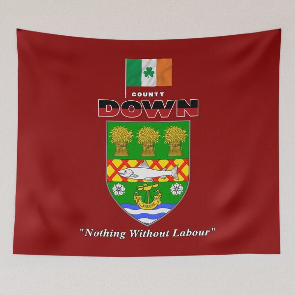 Item preview, COUNTY DOWN IRELAND - OFFICIAL CREST designed and sold by CathalDevlin.