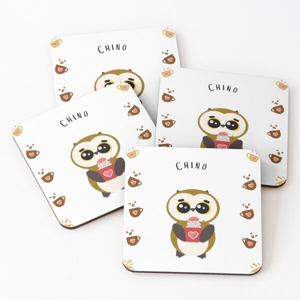 Item preview, Cute Rainbow Owls Family Pack Chino Design designed and sold by Rainbows Rock.
