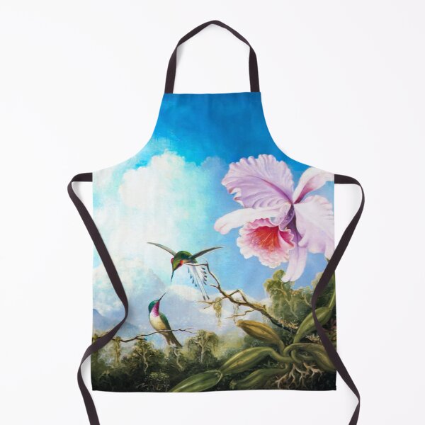 Item preview, Two hummingbirds and an orchid by Martin Johnson Head designed and sold by freedom-dream.