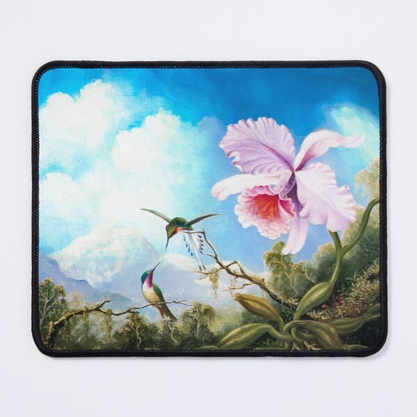 Item preview, Two hummingbirds and an orchid by Martin Johnson Head designed and sold by freedom-dream.
