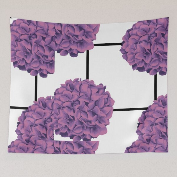 Item preview, Pink hydrangea painted artwork designed and sold by GraphicsClub.