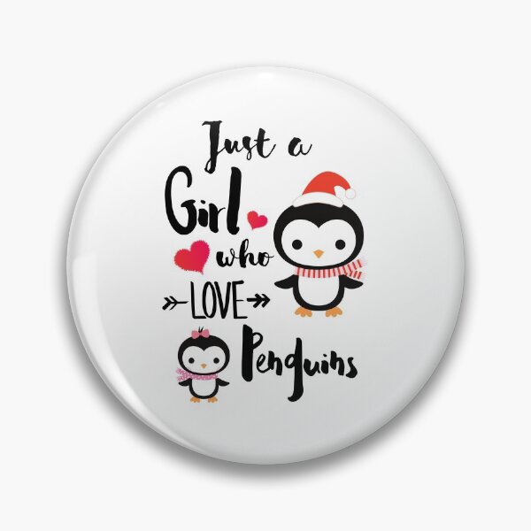 Item preview, just a girl who loves penguins designed and sold by Preety Padhiyar.