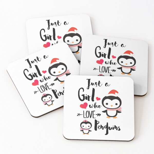 Item preview, just a girl who loves penguins designed and sold by Preety Padhiyar.