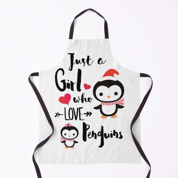 Item preview, just a girl who loves penguins designed and sold by Preety Padhiyar.