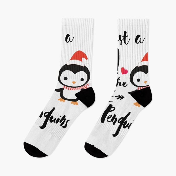 Item preview, just a girl who loves penguins designed and sold by Preety Padhiyar.