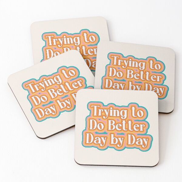 Item preview, Trying to Do Better Day by Day - Colorful designed and sold by danielalorenzo.