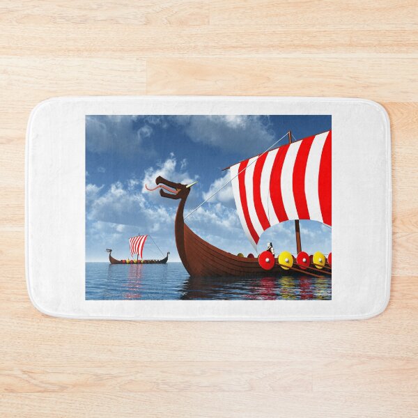 Item preview, Viking ships in the open sea designed and sold by MIRO3D.