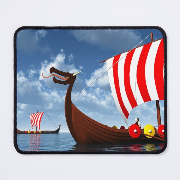 Item preview, Viking ships in the open sea designed and sold by MIRO3D.