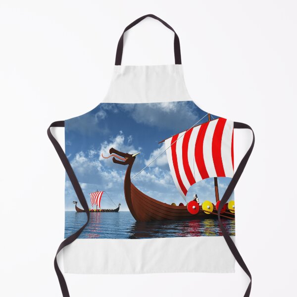 Item preview, Viking ships in the open sea designed and sold by MIRO3D.