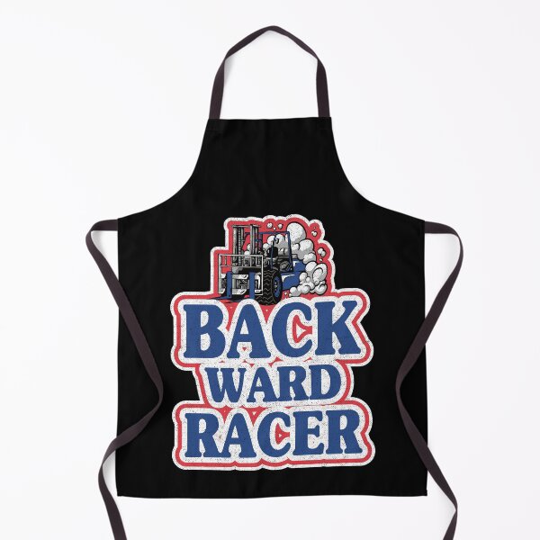 Item preview, Backward Racer Retro American Flag Colors Forklift Driver designed and sold by Stronzi.