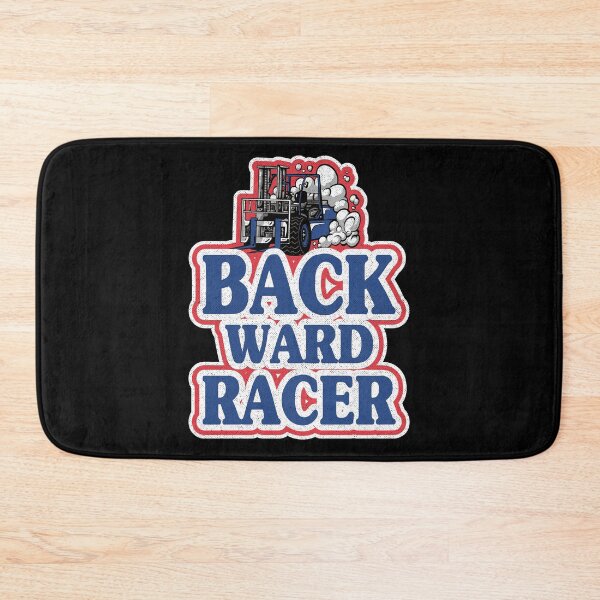 Item preview, Backward Racer Retro American Flag Colors Forklift Driver designed and sold by Stronzi.