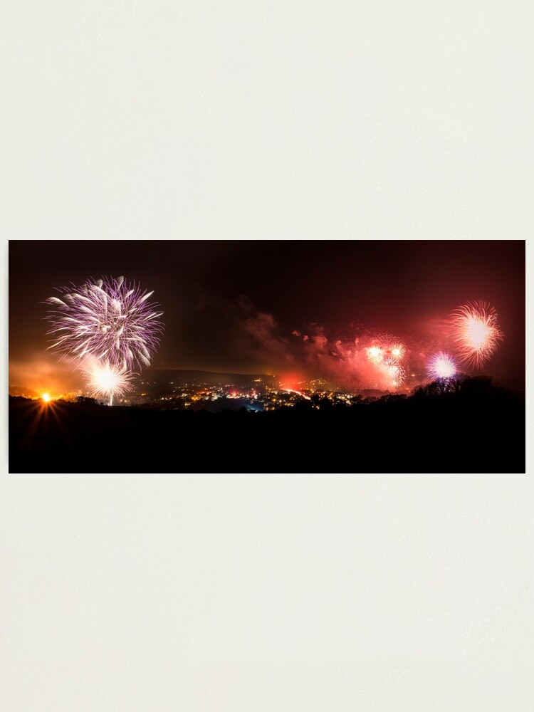 Alternate view of Lewes Bonfire Panorama Photographic Print