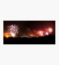 Lewes Bonfire Panorama Photographic Print