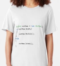 Coffee code Slim Fit T-Shirt