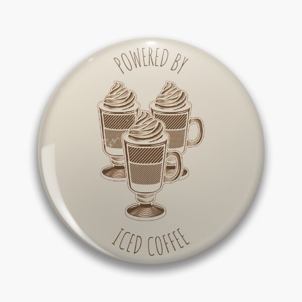 Item preview, Powered By Iced Coffee designed and sold by LKDesigns24.