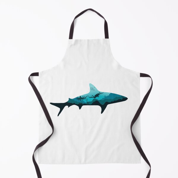 Item preview, shark diving lover designed and sold by landscapeworlds.