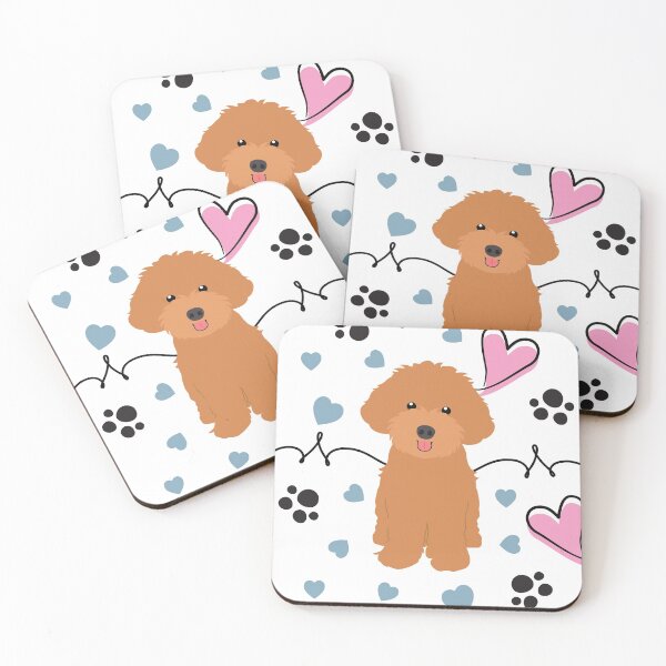 Item preview, LOVE Apricot Red Schnoodle designed and sold by Lulupainting.