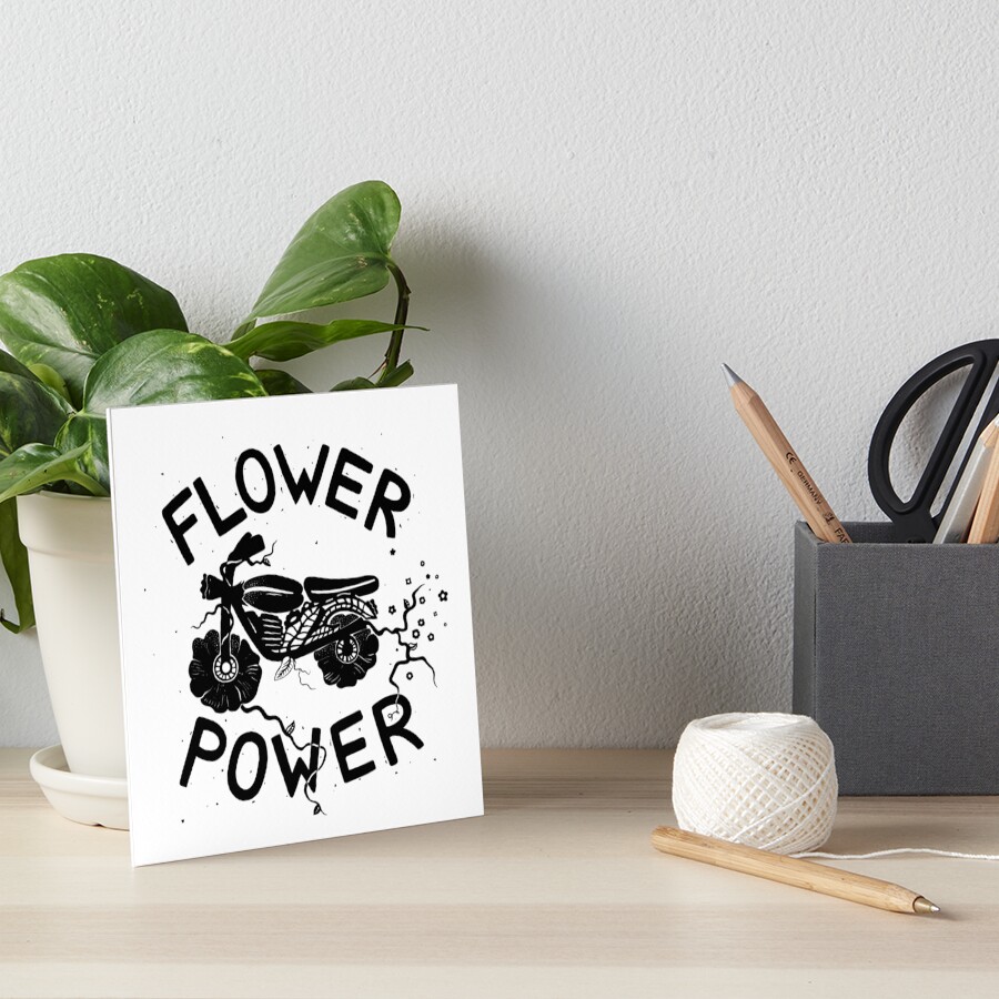Floral Fuel Art Board Print