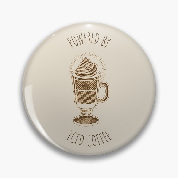 Item preview, Powered By Iced Coffee designed and sold by LKDesigns24.