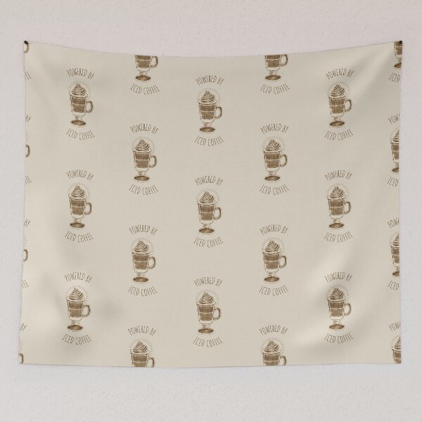 Item preview, Powered By Iced Coffee designed and sold by LKDesigns24.