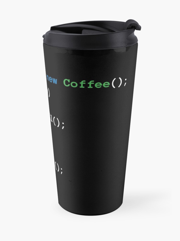 Alternate view of Coffee code Travel Mug