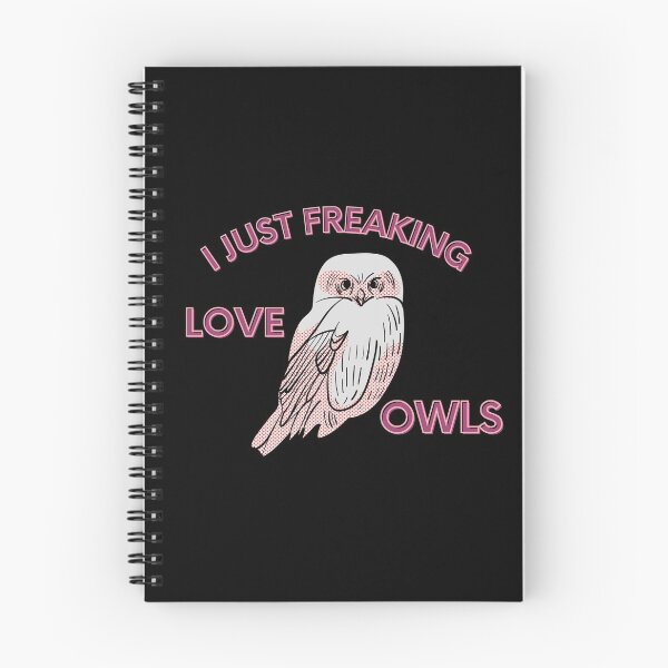 Item preview, I Just Freaking Love Owls Pink designed and sold by Digitalme Designs.