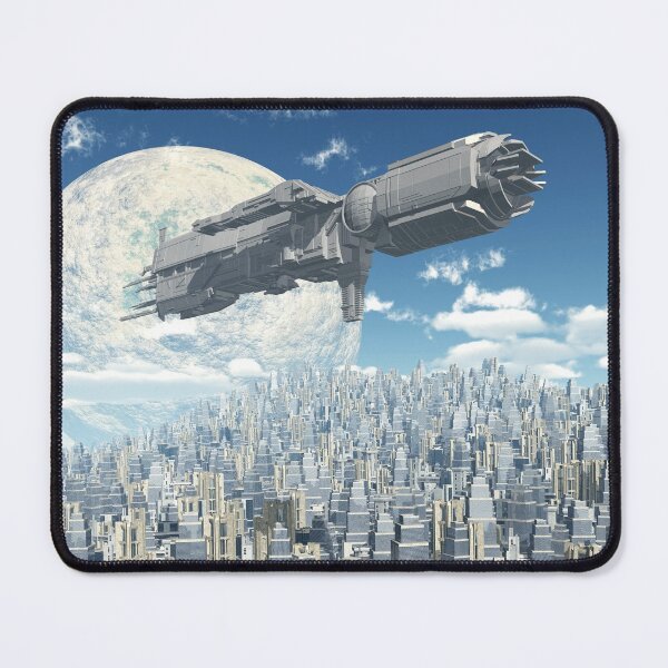 Item preview, Spaceship over a big city designed and sold by MIRO3D.