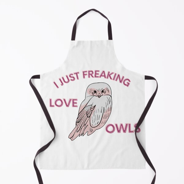 Item preview, I Just Freaking Love Owls Pink designed and sold by Digitalme Designs.