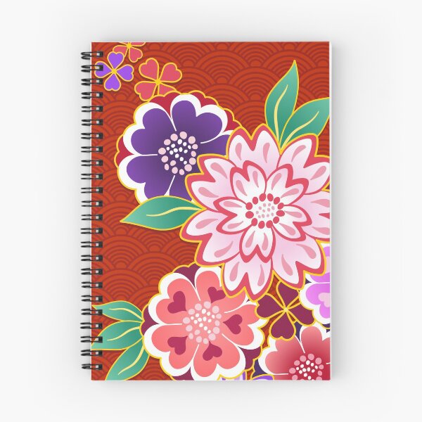 Item preview, Seamless japanese wagara floral pattern designed and sold by urban-color.