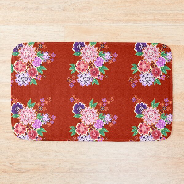 Item preview, Seamless japanese wagara floral pattern designed and sold by urban-color.