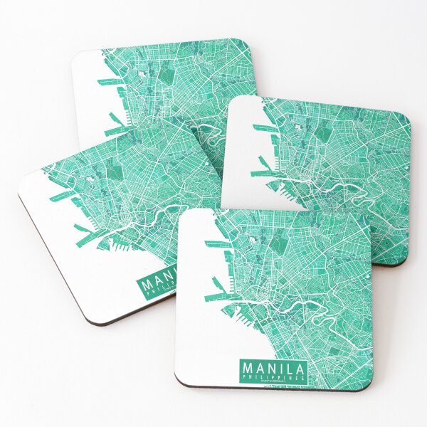 Item preview, Manila City Map of the Philippines - Watercolor designed and sold by deMAP.