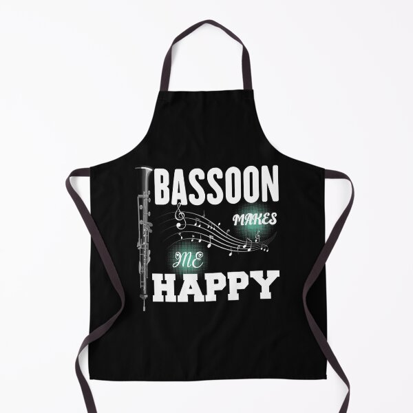 Item preview, Bassoon makes me Happy Funny music T-shirt designed and sold by theskyblue.