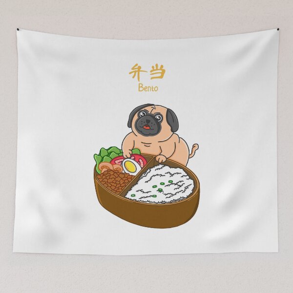 Item preview, Pug and Bento designed and sold by Kimprut.