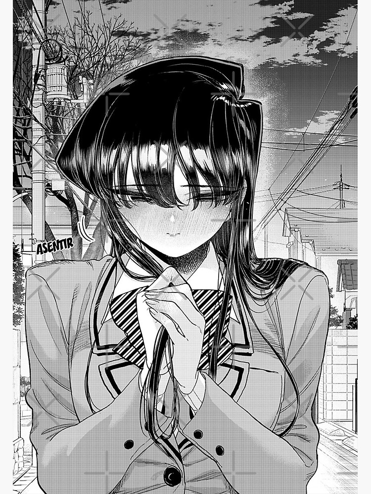 Blushing Komi-san Poster for Sale by PegShop