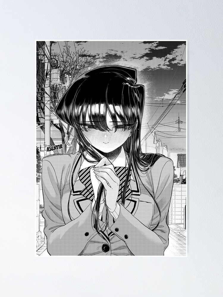 Blushing Komi-san Poster for Sale by PegShop