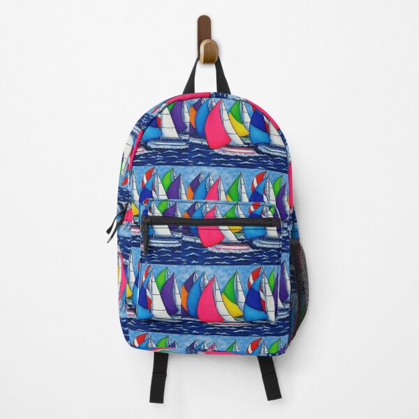 Item preview, Colourful Regatta designed and sold by Lisa Lorenz Paintings.