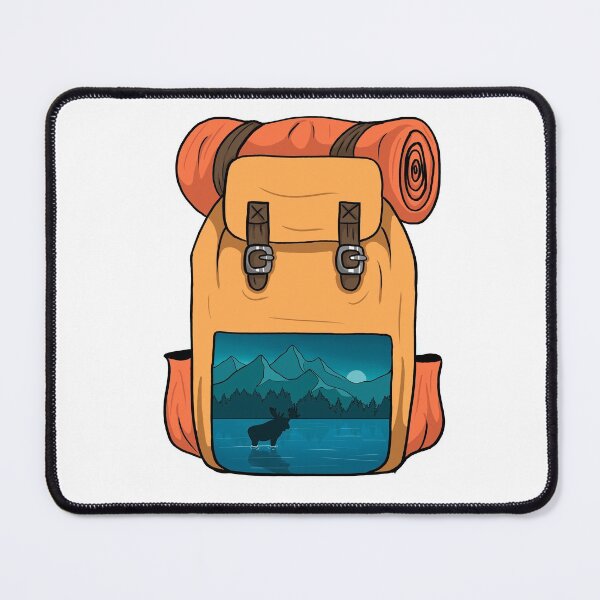 Item preview, hiking bag, beautiful mountain landscape designed and sold by landscapeworlds.