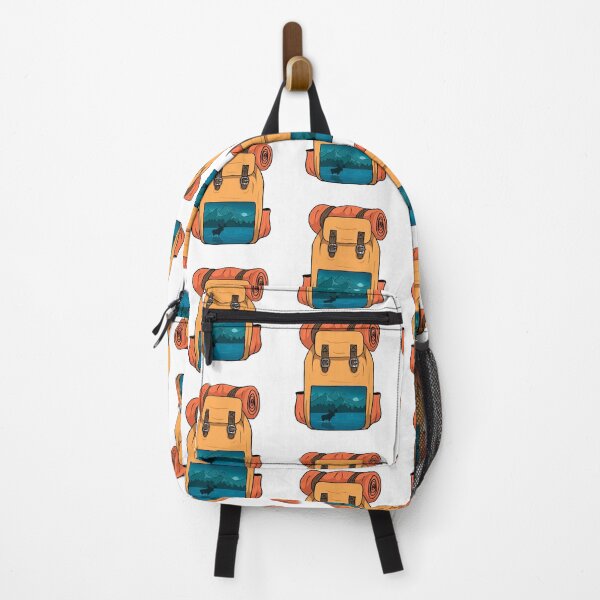 Item preview, hiking bag, beautiful mountain landscape designed and sold by landscapeworlds.
