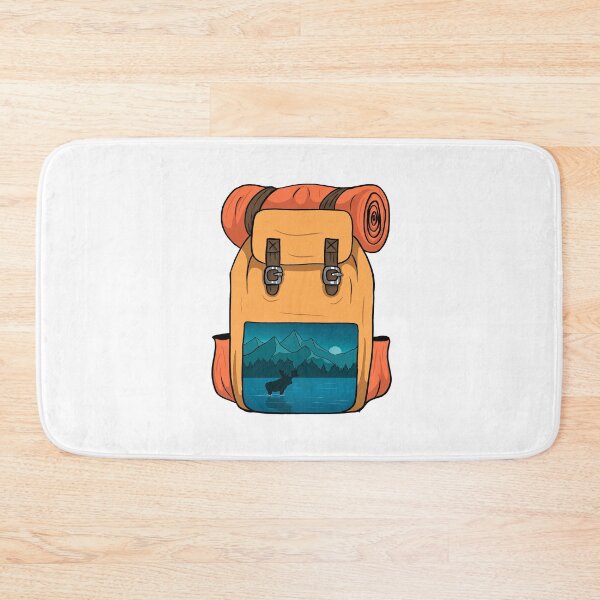Item preview, hiking bag, beautiful mountain landscape designed and sold by landscapeworlds.