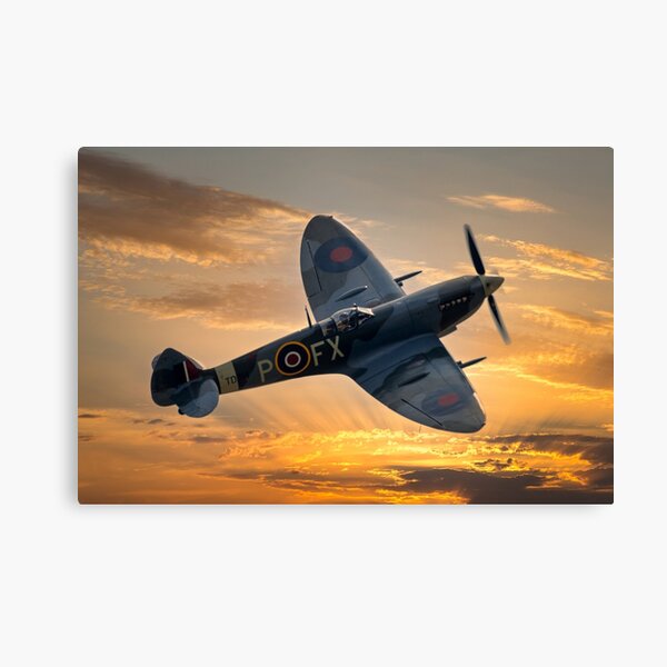 AVRO LANCASTER SPITFIRE HURRICANE CANVAS FROM ORIGINAL WATERCOLOUR PAINTING A1 