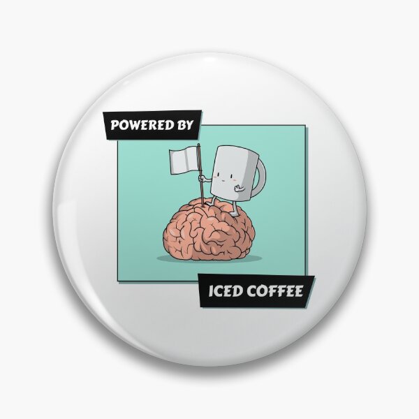 Item preview, Powered By Iced Coffee designed and sold by LKDesigns24.