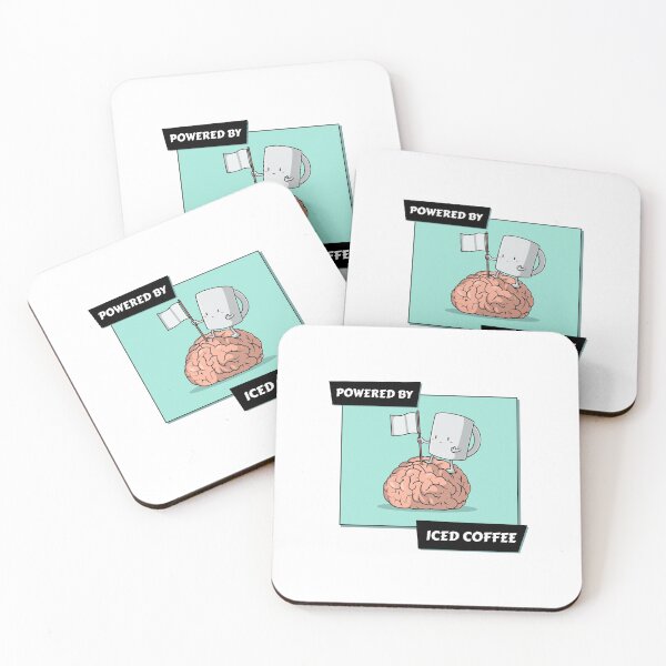 Item preview, Powered By Iced Coffee designed and sold by LKDesigns24.