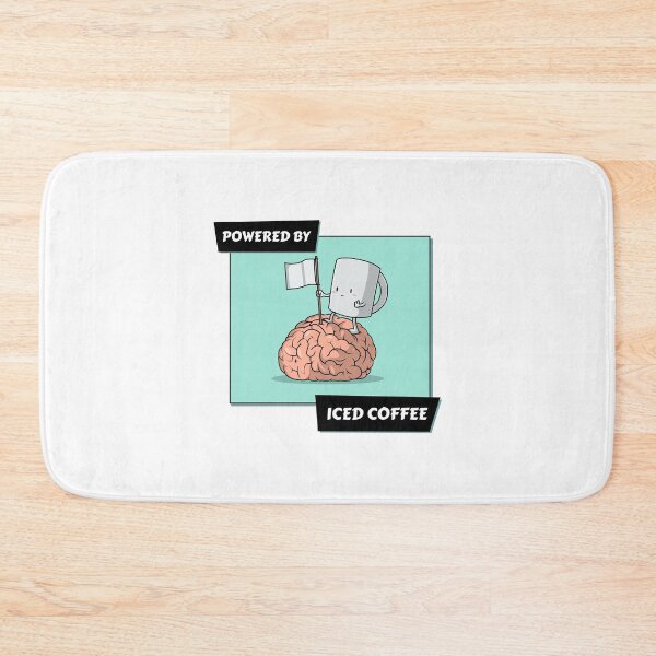 Item preview, Powered By Iced Coffee designed and sold by LKDesigns24.