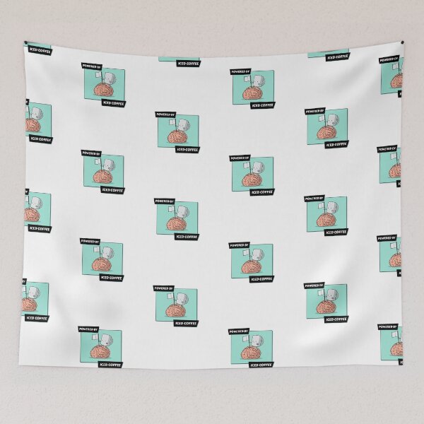 Item preview, Powered By Iced Coffee designed and sold by LKDesigns24.