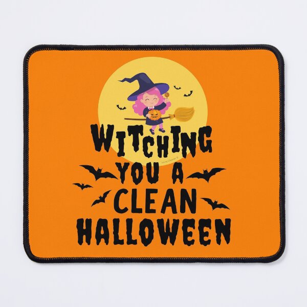 Item preview, Witching You A Clean Halloween House Cleaner on a Broom designed and sold by SavvyCleaner.